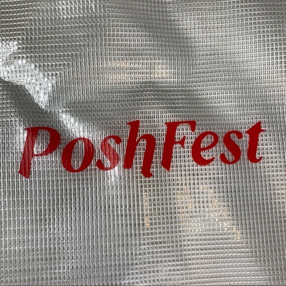 PoshFest 2019 Clear Vinyl Tote Bag - Picture 2 of 6